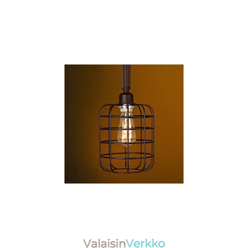 Retro mini-tyylinen maalaus metalliriippuvalaisin