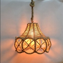 American Country Vintage Iron Chandelier Industrial Hamp