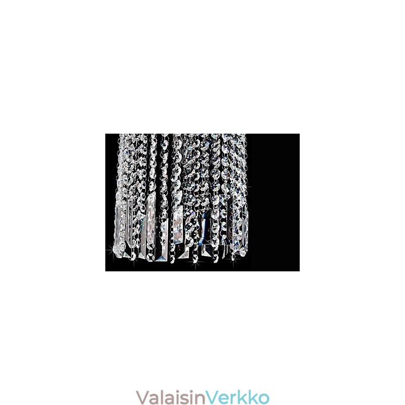 Moderni nykyaikainen kristallimetalliriippuvalaisin