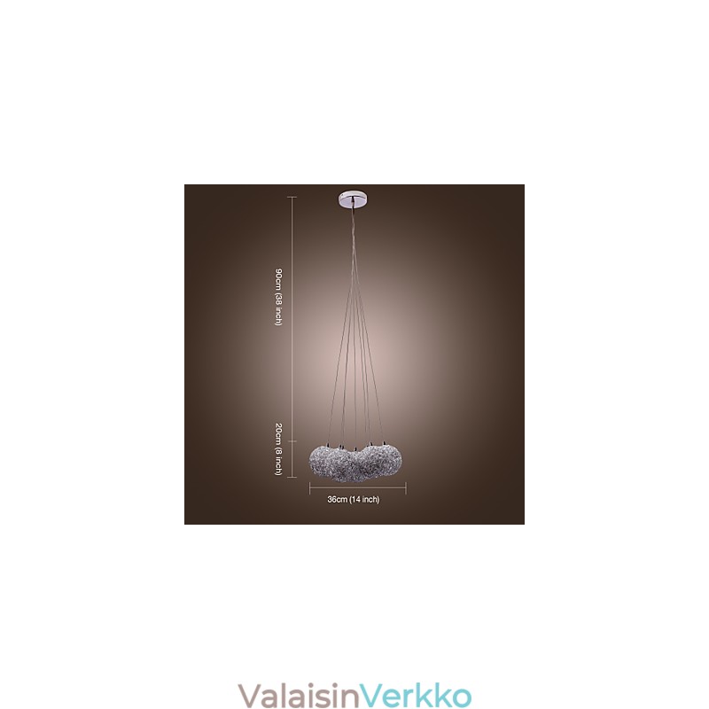 Nykyaikainen alumiininen riippuvalaisin 7 valolla