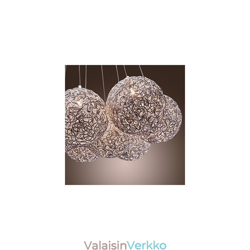 Nykyaikainen alumiininen riippuvalaisin 7 valolla