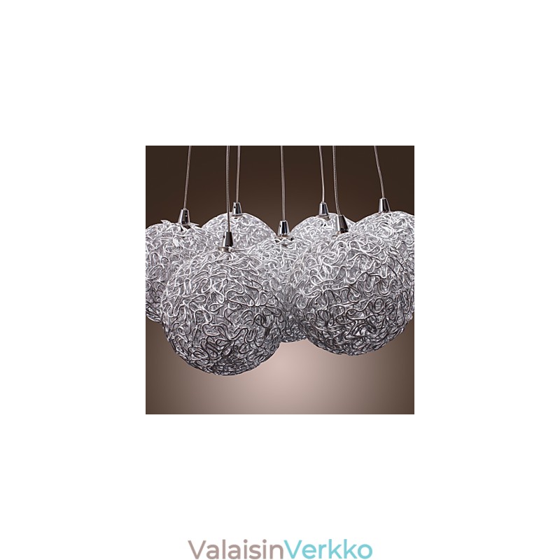 Nykyaikainen alumiininen riippuvalaisin 7 valolla