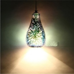 Yksinkertainen pöytä 3D Glass Creative Pendant C