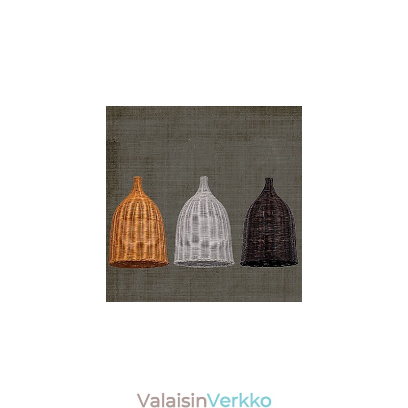 Rottinkinkruunu Kattokruunu Creative Retro rottinkivalaisin