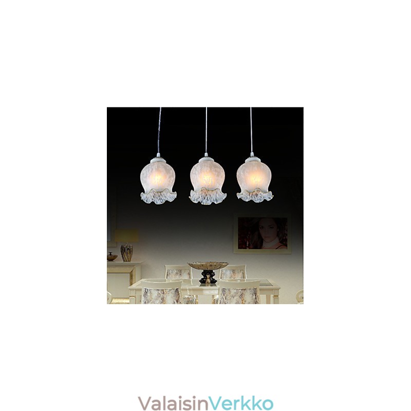 Riipus valkoinen Three Lights European Retro Classic