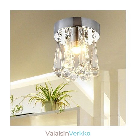 Modernit Crystal 1 -valot, uppoasennus kruunumuodossa Modernit Crystal 1 -valot, uppoasennus kruunumuodossa