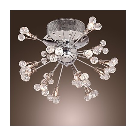 Moderni nykyaikainen Crystal kromimetalli uppoteline