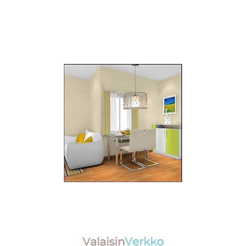 Lampun yksi pää on sylinterimäinen helmi.