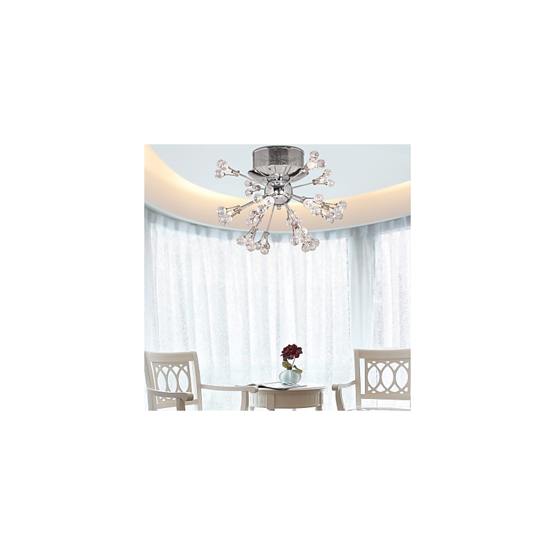 Moderni nykyaikainen Crystal kromimetalli uppoteline