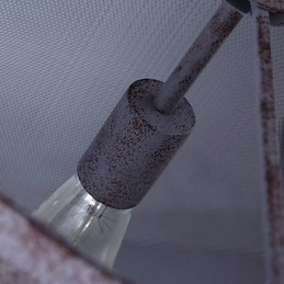 Moderni nykyaikainen minityylinen metallikattokruunu