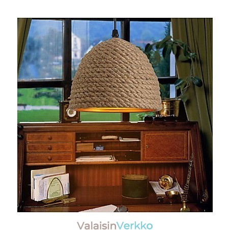 Vintage takorautainen kattokruunu Luova teollinen hamppu Vintage takorautainen kattokruunu Luova teollinen hamppu