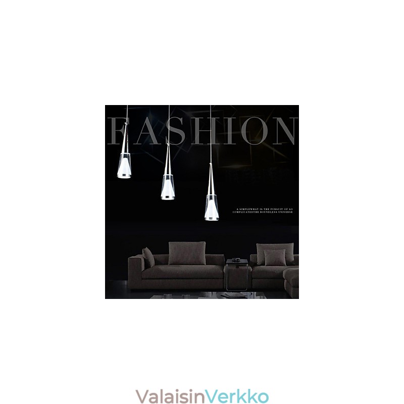 3 valaisinta riippuvalaisin moderni nykyaikainen metalli