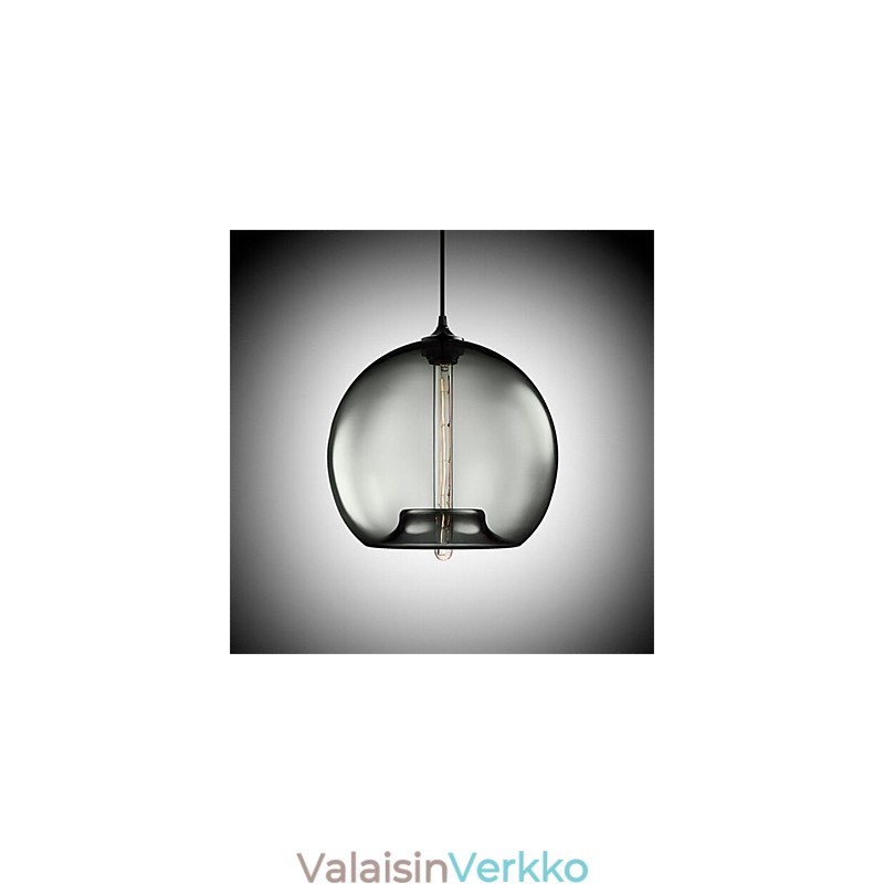 Retro Creative yhden pään lasiriippuvalaisin kahvila Goldfish Bowlissa