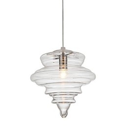 Riippuvalaisin 1 Light Modern Simplicity Väritön kirkas lasi