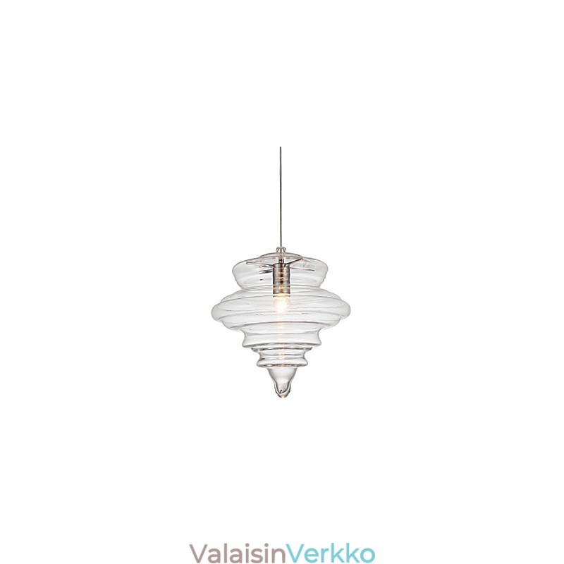 Riippuvalaisin 1 Light Modern Simplicity Väritön kirkas lasi