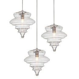 Riippuvalaisin 1 Light Modern Simplicity Väritön kirkas lasi
