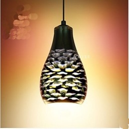 Yksinkertainen pöytä 3D Glass Creative Pendant
