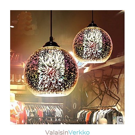 Yksinkertainen pöytä 3D Glass Creative Pendant Yksinkertainen pöytä 3D Glass Creative Pendant