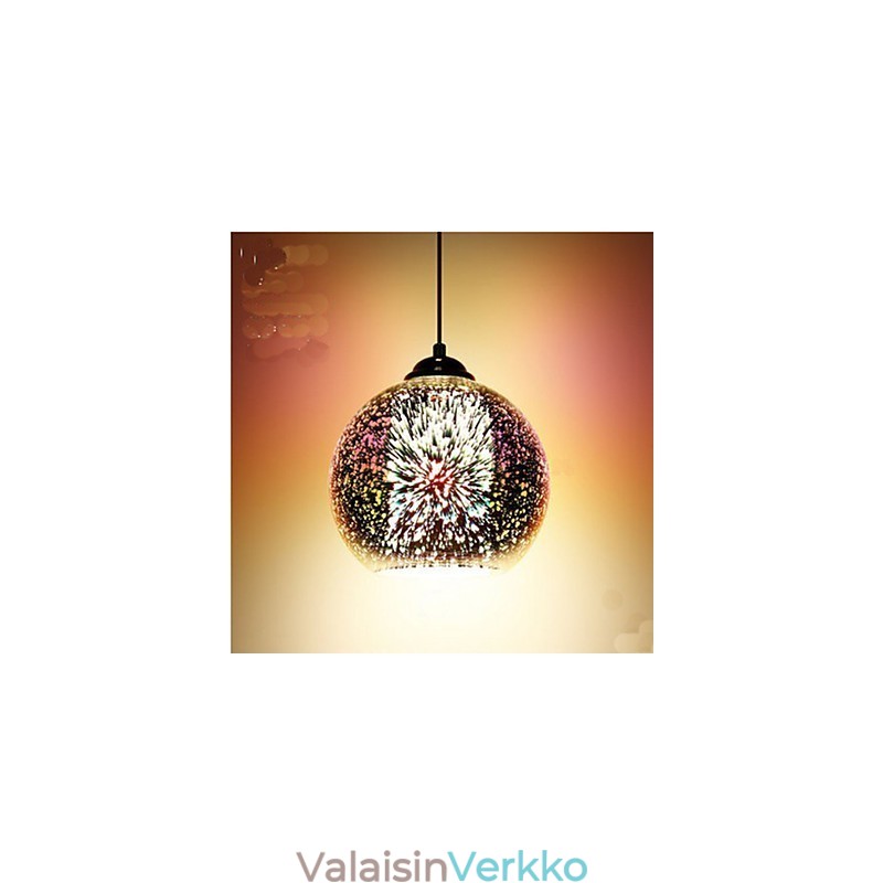 Yksinkertainen pöytä 3D Glass Creative Pendant
