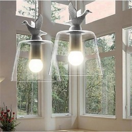 American Style Retro Creative Single Head Glass -valaisin Nordic Cafessa