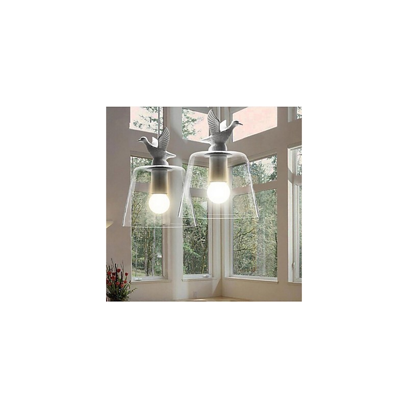 American Style Retro Creative Single Head Glass -valaisin Nordic Cafessa