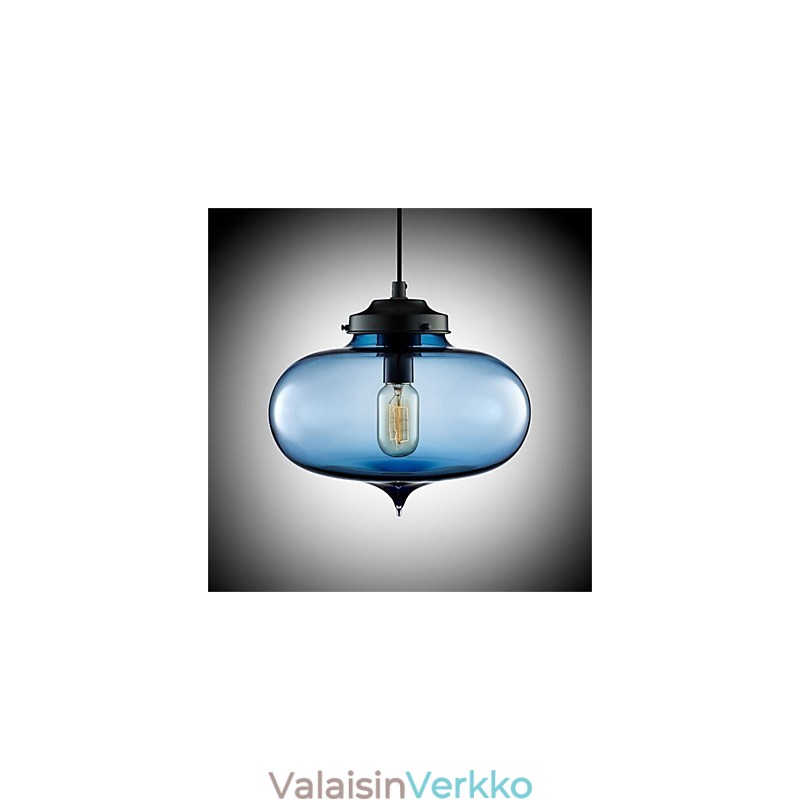 Retro Creative yhden pään lasiriippuvalaisin kahvila Goldfish Bowlissa