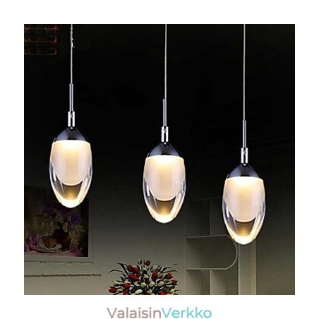 Moderni nykyaikainen kromimetalliriippuvalaisin