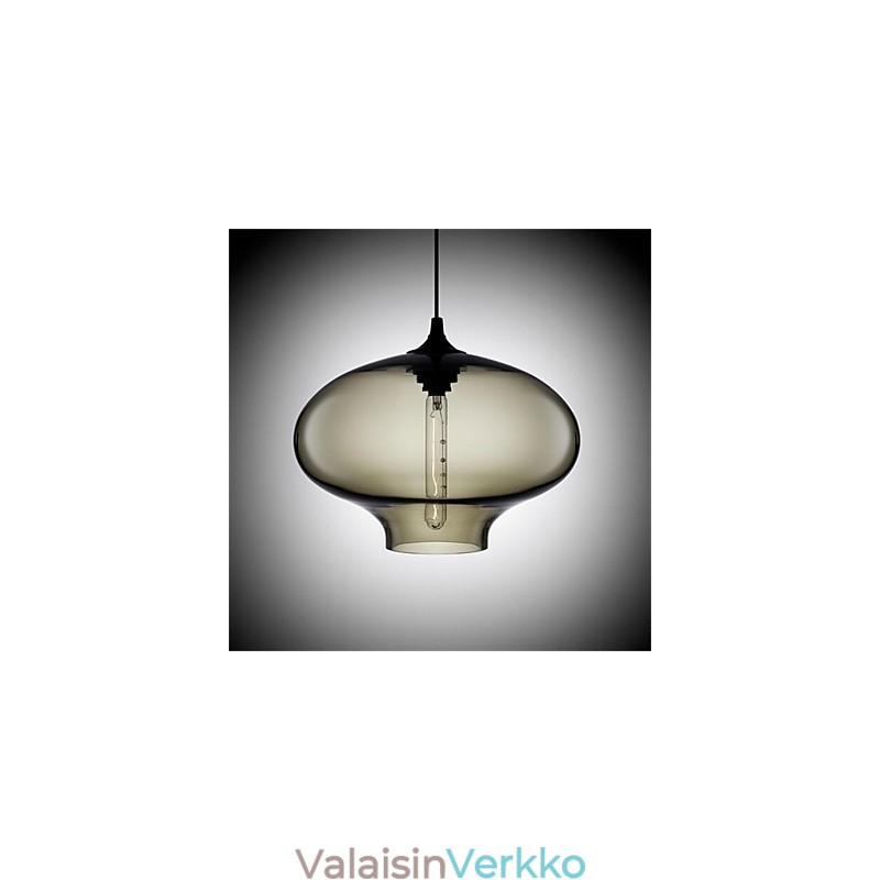 Retro Creative yhden pään lasiriippuvalaisin kahvila Goldfish Bowlissa