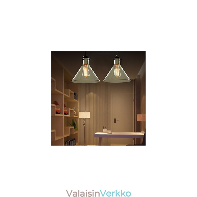 American Style Retro Creative Single Head Glass -valaisin Nordic Cafessa