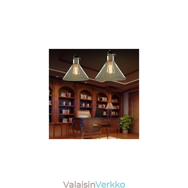 American Style Retro Creative Single Head Glass -valaisin Nordic Cafessa
