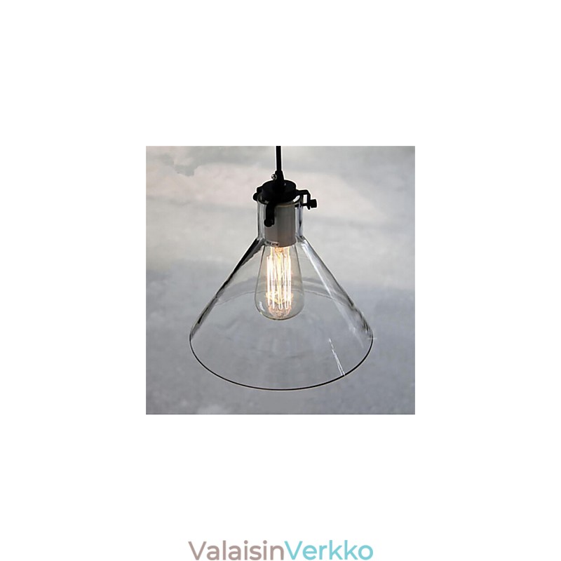 American Style Retro Creative Single Head Glass -valaisin Nordic Cafessa