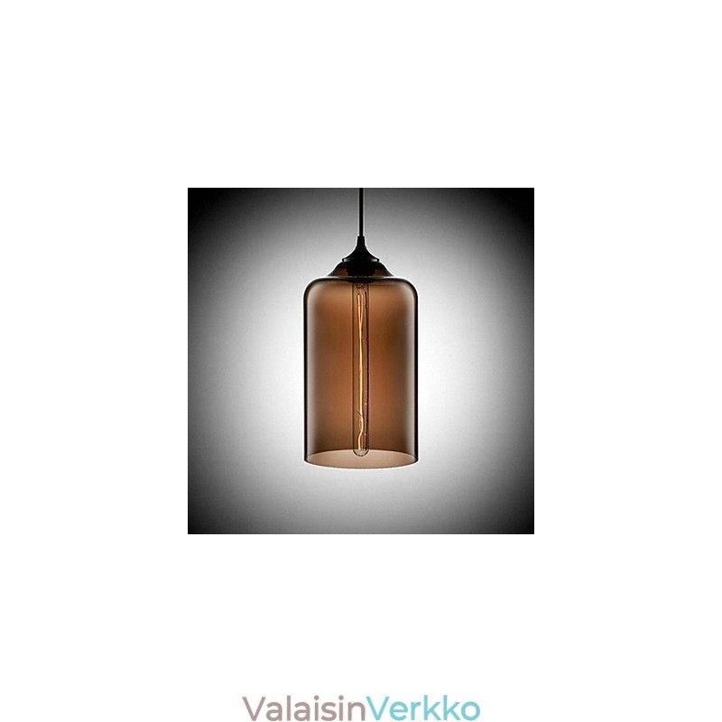 Pullo Design Pendant 1 Kevyt tiivis rautamaalaus