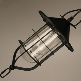 Retro mini-tyylinen maalaus metalliriippuvalaisin