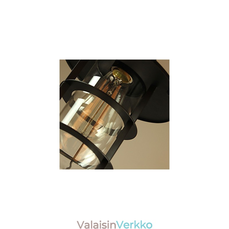 Retro mini-tyylinen maalaus metalliriippuvalaisin