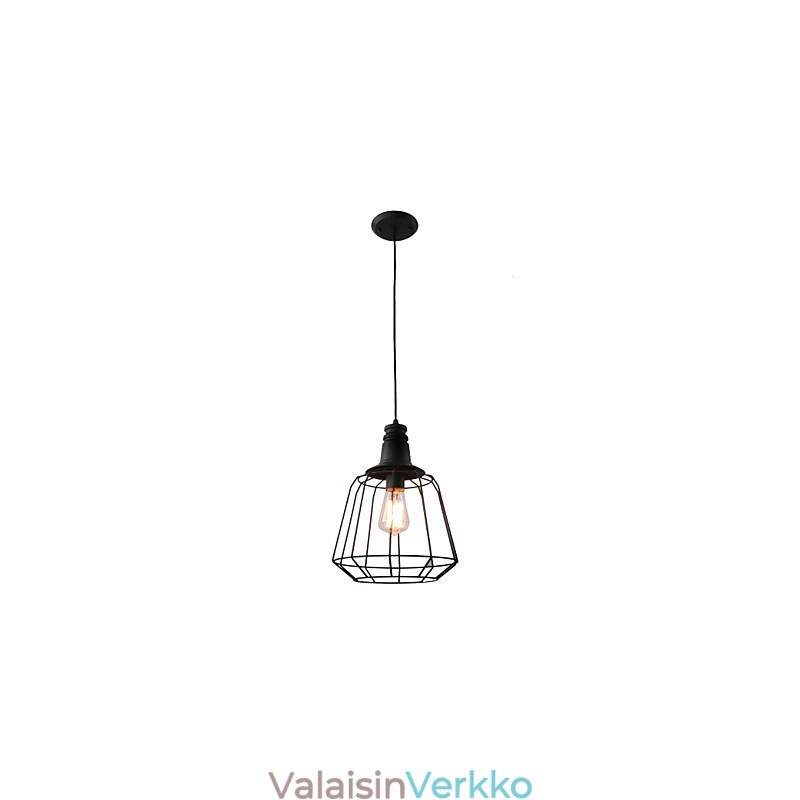 Rustic Lodge Retro Country Mini Style -maalaus metallista riippuvalaisin Autotalli
