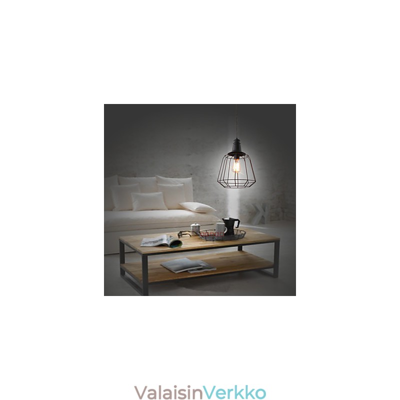 Rustic Lodge Retro Country Mini Style -maalaus metallista riippuvalaisin Autotalli