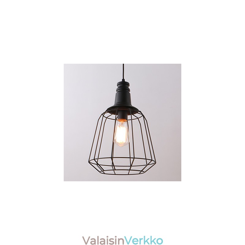 Rustic Lodge Retro Country Mini Style -maalaus metallista riippuvalaisin Autotalli