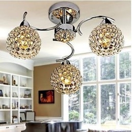 Dome Light of Modern Crystal Absorb Dome Light Meals Kattokruunu Droplight Istuva