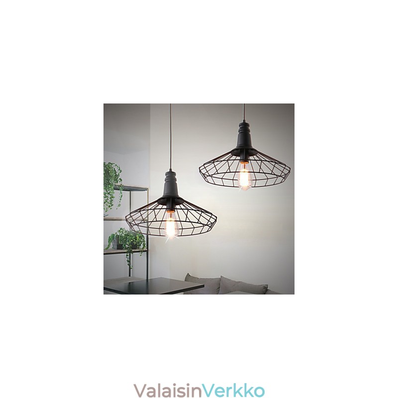 Rustic Lodge Retro Country Mini Style -maalaus metallista riippuvalaisin Autotalli