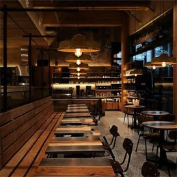 1 Americange Museumin johtaja Creative Bamboo Straw hat Light Simple