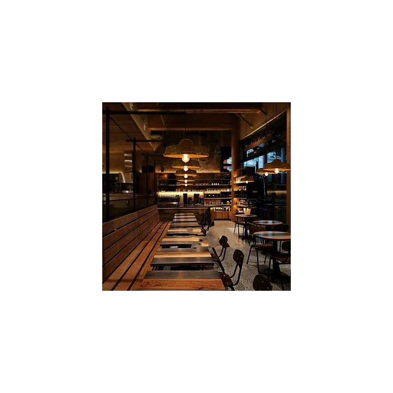 1 Americange Museumin johtaja Creative Bamboo Straw hat Light Simple