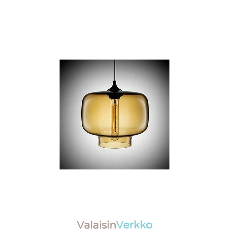 Pullo Design Pendant 1 Kevyt tiivis rautamaalaus