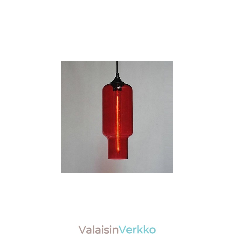 Moderni lasiriippuvalaisin ruskea kupla