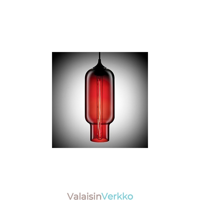 Retro Creative yhden pään lasiriippuvalaisin kahvila Goldfish Bowlissa