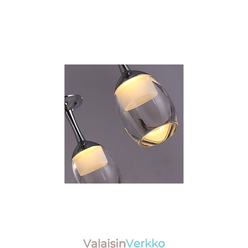 Riippuvalot 3 valoa pyöreä taustalevy Moderni nykyaikainen metalli