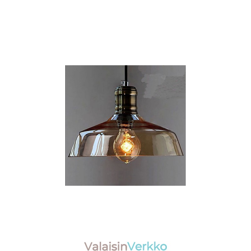 Yksinkertainen retrolasinen riippuvalaisin