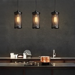 Creative metalliverkkoriippuvalaisin Yksinkertaiset riippuvalaisimet Cafe-riippuvalaisin