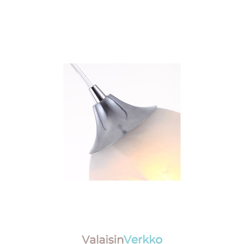 Moderni viinikupin pitkulainen kattovalaisin kolmella valolla