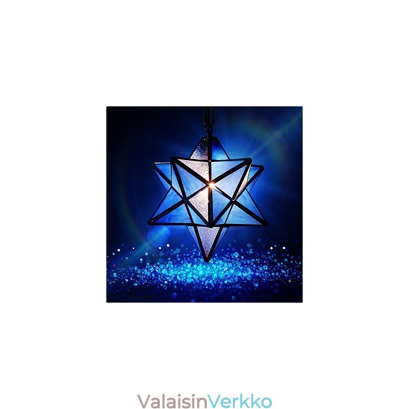 30 cm:n taiteellista yksilöllisyyttä luova kuisti Modern Stars -pisaravalolamppu