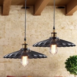 Retro klassinen eurooppalaistyylinen riippuvalaisin Light Metal Art pistorasia